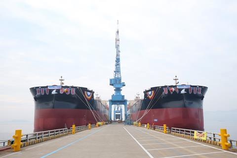 At point of handover, HL Eco and HL Green. (credit: POSCO).
